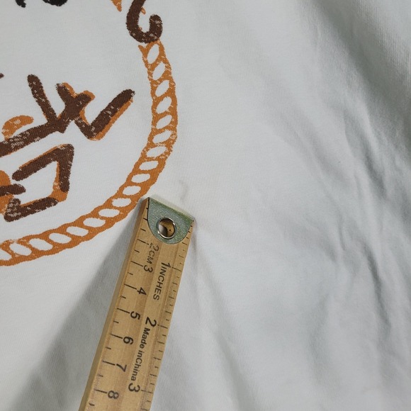 Tecovas T-Shirt Men's Size L Large Tan Quality Boots Austin Tex 100% Pima Cotton - Picture 11 of 13